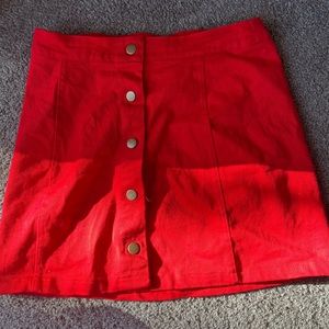 red skirt